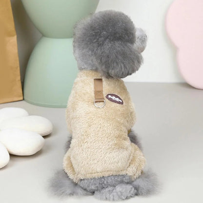 Fleece Pet Elastic Jumpsuit with Pull Ring🔥Buy 2 Save 10%