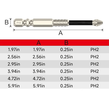 🔥🔨High-Magnetic Screwdriver Drill Bit Set