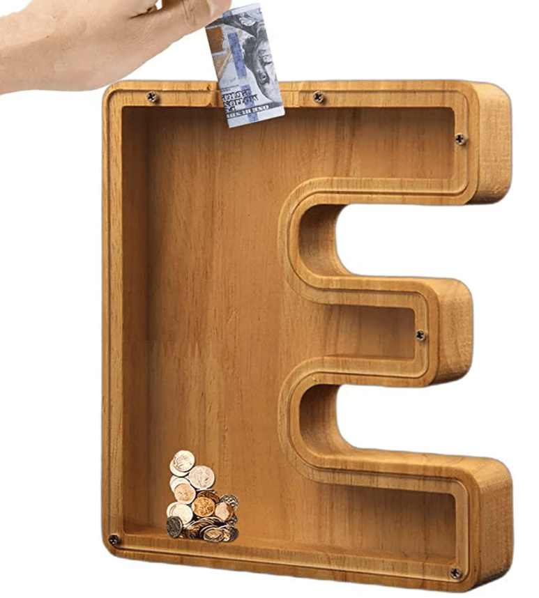 🔥Piggy Bank-Wood Gift For Kids