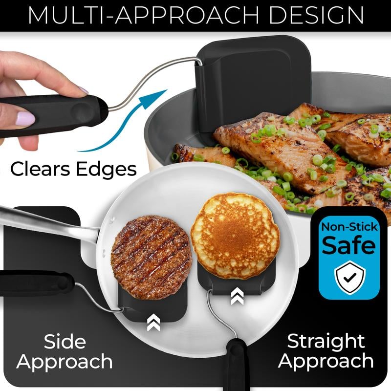 🎁 New Arrival 🔥 World’s First 7-Angle Cooking Spatula | Flat Griddle & Air Fryer Compatible