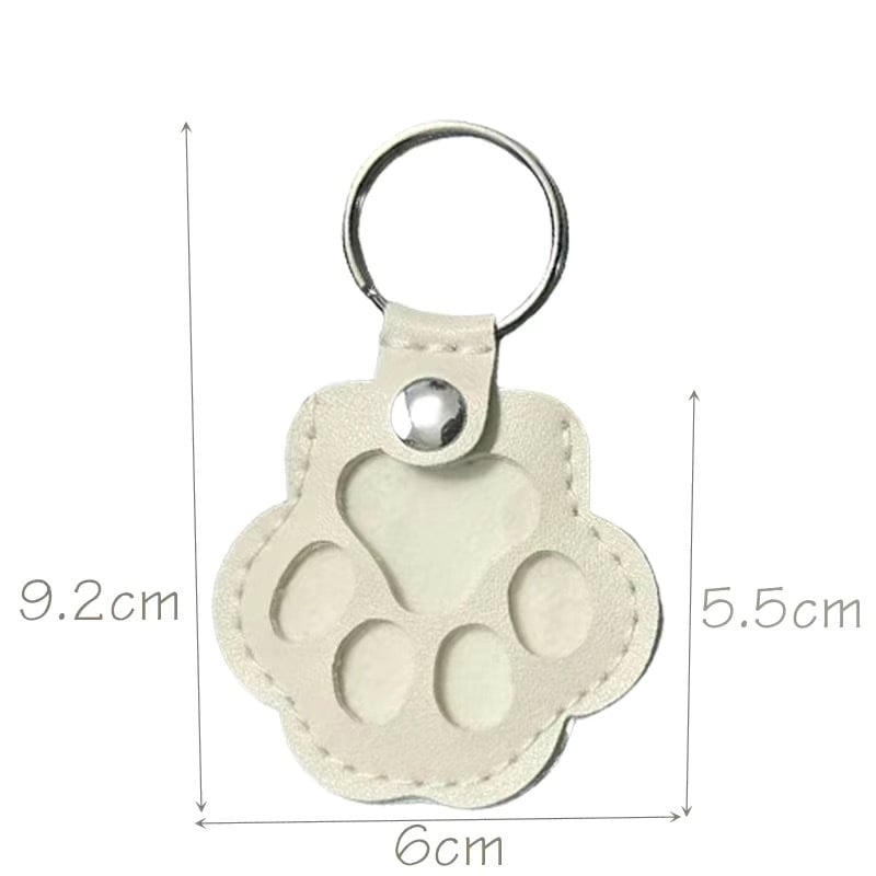 🐾Pet Paw Shaped Leather Keychain