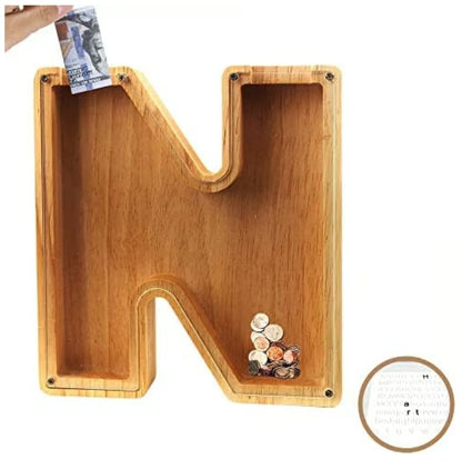 🔥Piggy Bank-Wood Gift For Kids