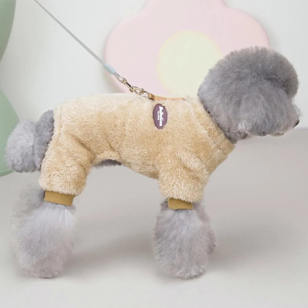 Fleece Pet Elastic Jumpsuit with Pull Ring🔥Buy 2 Save 10%